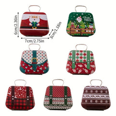 Christmas Box Family Gathering Handbag Style Containers