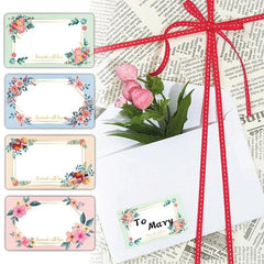 500pcs Flower Label Stickers Self Adhesive Name for Food Storage Containers
