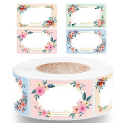 500pcs Flower Label Stickers Self Adhesive Name for Food Storage Containers