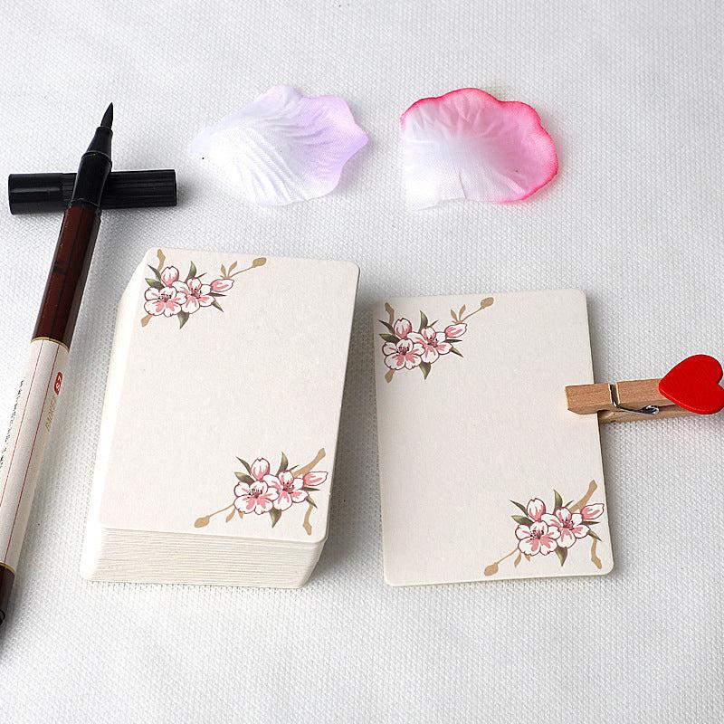 20pcs Vintage Blank Cards DIY Note Message Gift Postcards Word Card