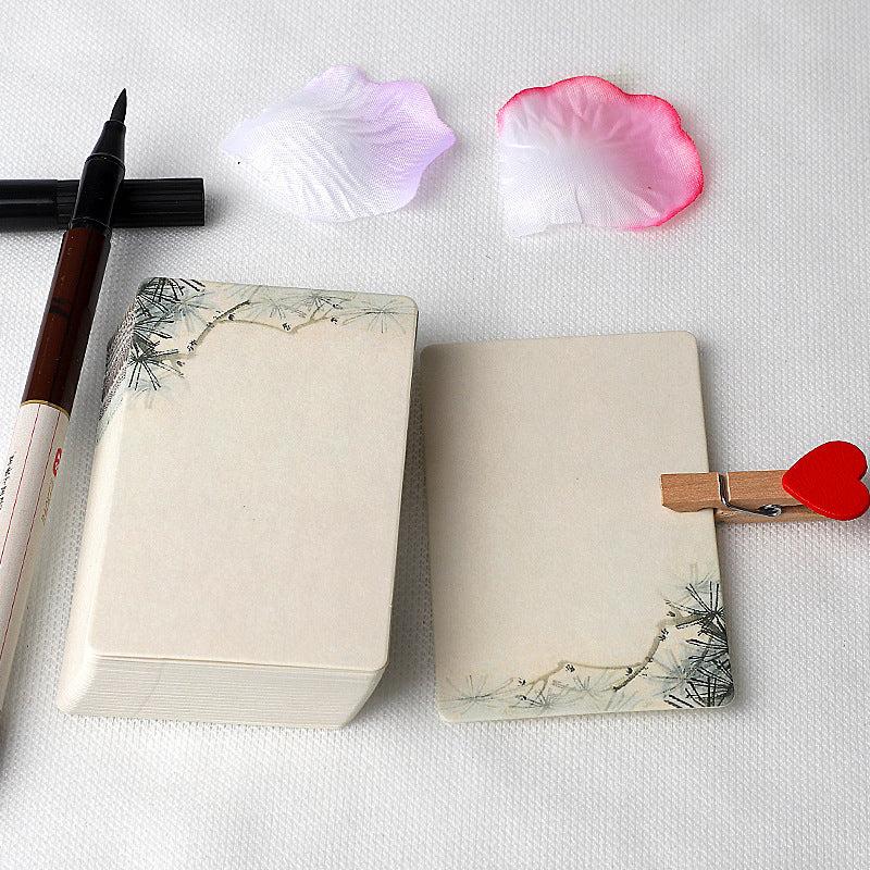 20pcs Vintage Blank Cards DIY Note Message Gift Postcards Word Card