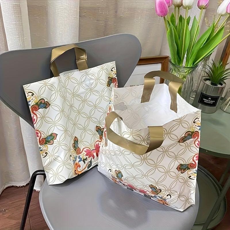 5pcs Flower Tote Bag Party Wedding Gift Cosmetics Holiday Shopping Bag