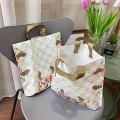 5pcs Flower Tote Bag Party Wedding Gift Cosmetics Holiday Shopping Bag