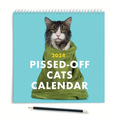 Angry Cat Wall Calendar - Creative Cat Year Wall Calendar