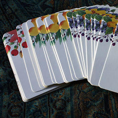 50pcs Vintage Flower Thank You Small Card Writable Paper Greeting Postcards