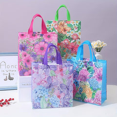 4pcs Mix Flower Goodie Bags Fabric Candy Biscuit Cookie Bags