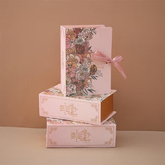 Book Shape Wedding Guest Candy Chocolate Packaging Boxes
