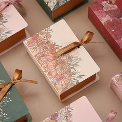 Book Shape Wedding Guest Candy Chocolate Packaging Boxes