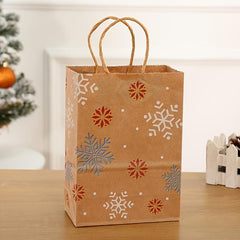 6pcs Christmas Gift Bags With Handles 21 15 8 3 5 9 3 1inch