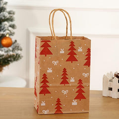6pcs Christmas Gift Bags With Handles 21 15 8 3 5 9 3 1inch