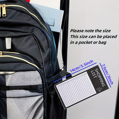 100sheets Grocery List Planning Pad Magnetic Sticky Notes