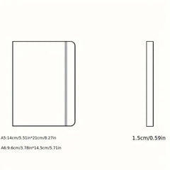 A5 A6 Business Strap Notebook Student Stationery Notepad Account Book