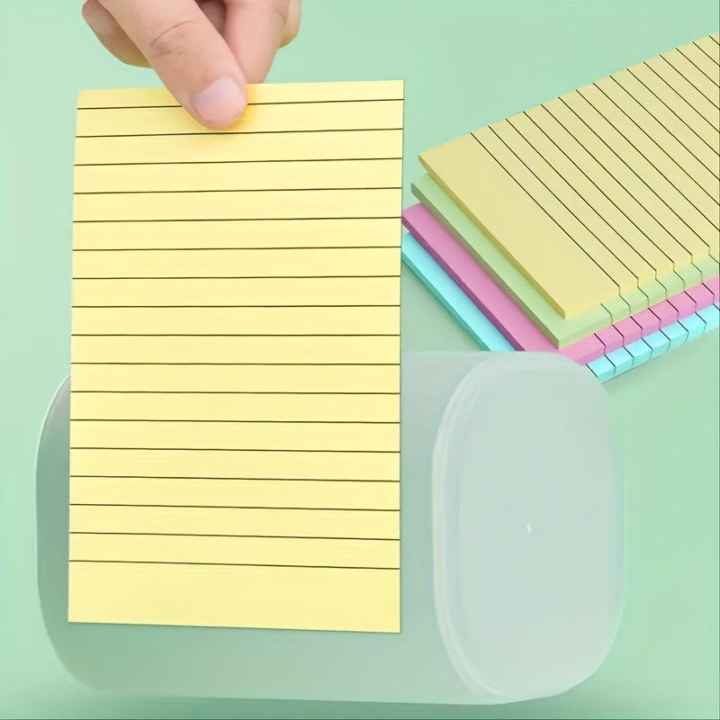 200 sheets Colorful Line Sticky Notes for Students & Office Workers