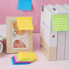 200 sheets Colorful Line Sticky Notes for Students & Office Workers