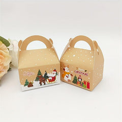 12pcs Christmas Candy Box Dessert Box Christmas Chocolate Box