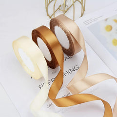 3 Rolls 22m Ribbon Gift Wrapping Ribbon Bouquet Packaging Satin Ribbon