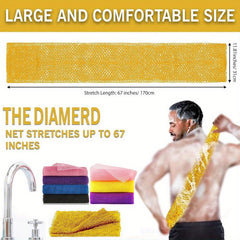 African Mesh Exfoliating Back Bath Scrub Washcloth