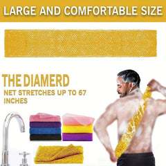 African Mesh Exfoliating Back Bath Scrub Washcloth