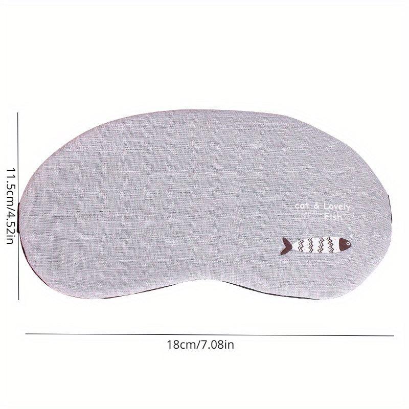 Fish Sleep Eye Mask Ice Bag Light Blocking Breathable Winter Summer