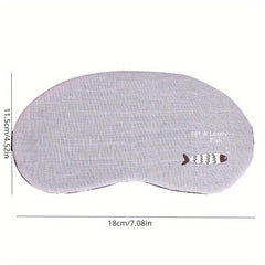 Fish Sleep Eye Mask Ice Bag Light Blocking Breathable Winter Summer