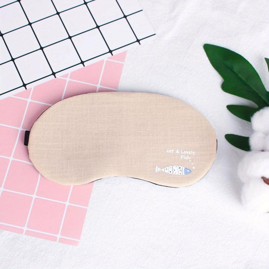 Fish Sleep Eye Mask Ice Bag Light Blocking Breathable Winter Summer