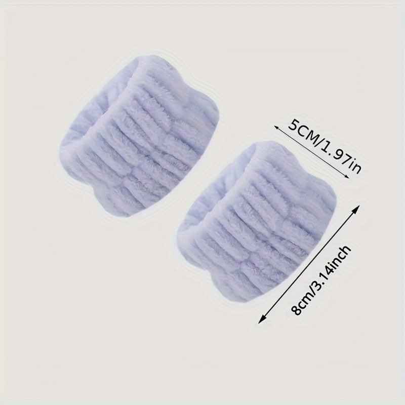 2pcs Face Washing Wrist With Magic Device To Absorb Water