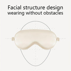 Soft Silk Blackout Sleep Eye Mask for Night Sleeping and Travel
