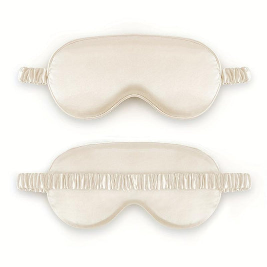 Soft Silk Blackout Sleep Eye Mask for Night Sleeping and Travel