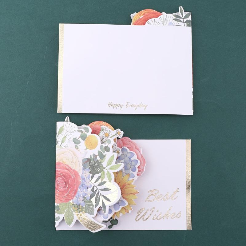 3D Pop up Bouquet Greeting Card - Gift For Women Bosses And Friends