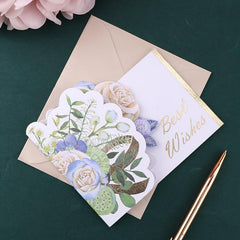 3D Pop up Bouquet Greeting Card - Gift For Women Bosses And Friends