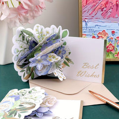 3D Pop up Bouquet Greeting Card - Gift For Women Bosses And Friends