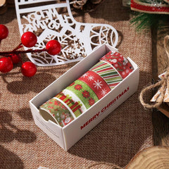 6pcs Christmas Washi Tape DIY Hand Account Sticker Christmas Decoration Tape