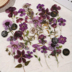 Retro Flower Plant Sticker DIY Decoration Scrapbook Photo Album Craft Supplies