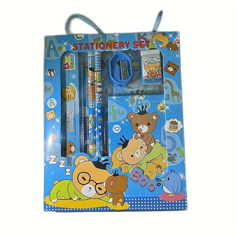 6pcs Times Stationery Set Learn Box - June 1 Birthday Prizes