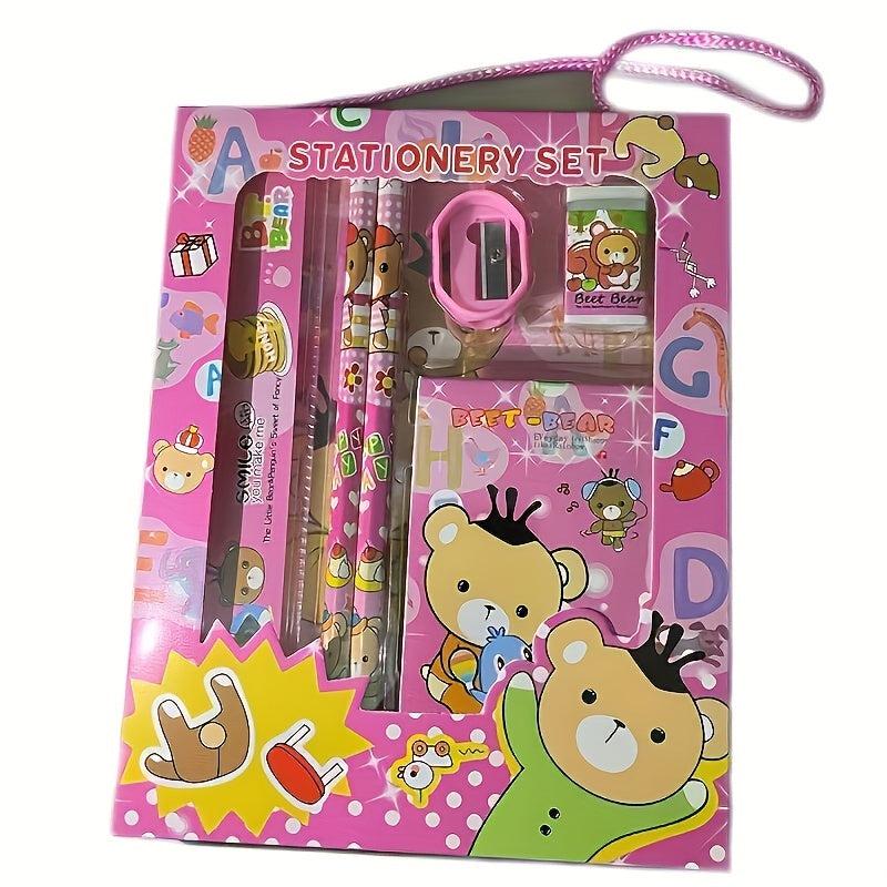 6pcs Times Stationery Set Learn Box - June 1 Birthday Prizes