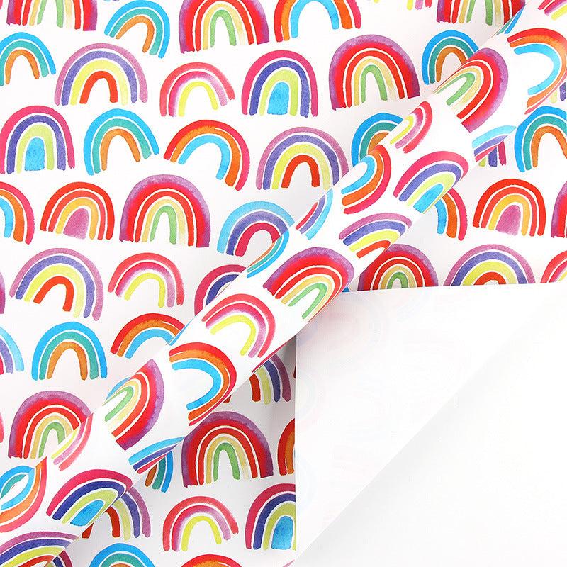 Colorful Cartoon Birthday Gift Wrapping Paper Roll - 3m