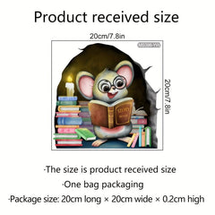 3D Animal Mouse Hole Wall Sticker - Home Decoration Room Decor