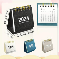 4pcs Mini Desk Calendar Small Desk Calendar Portable Desktop Calendar