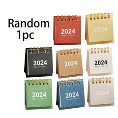 4pcs Mini Desk Calendar Small Desk Calendar Portable Desktop Calendar