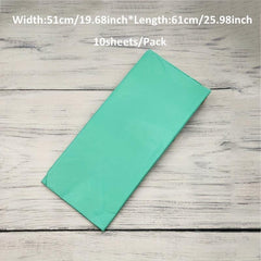 10 Sheets Tissue Paper DIY Craft Paper Flowers Gift Packing Wedding