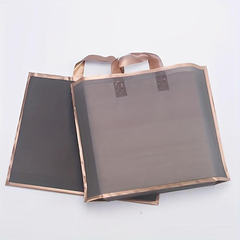 5pcs Gray PVC Satchel Gift Bag 29 X 24