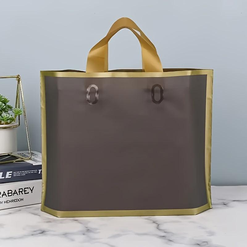5pcs Gray PVC Satchel Gift Bag 29 X 24