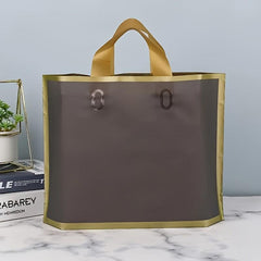 5pcs Gray PVC Satchel Gift Bag 29 X 24