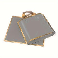 5pcs Gray PVC Satchel Gift Bag 29 X 24