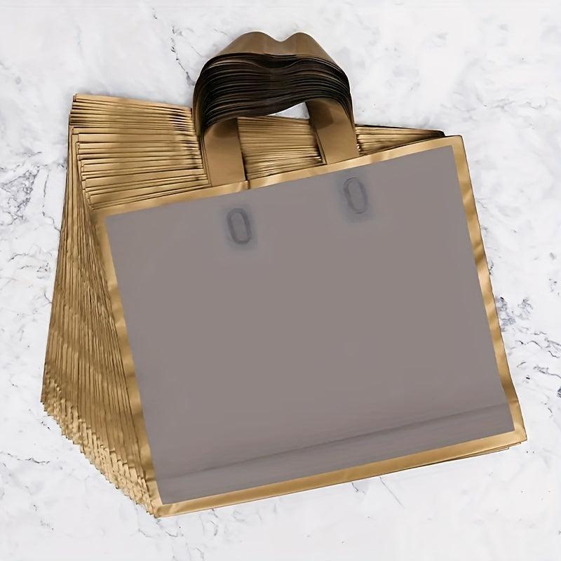 5pcs Gray PVC Satchel Gift Bag 29 X 24