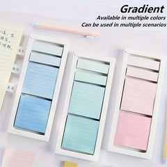 480 Sheets Gradient Self-adhesive Notebooks for School Office Use