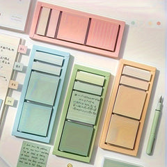 480 Sheets Gradient Self-adhesive Notebooks for School Office Use