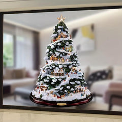 Christmas Tree Window Clings Stickers for Holiday Decor