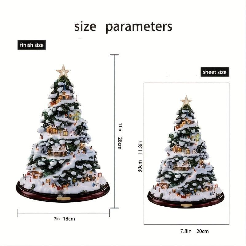 Christmas Tree Window Clings Stickers for Holiday Decor