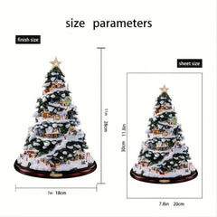 Christmas Tree Window Clings Stickers for Holiday Decor